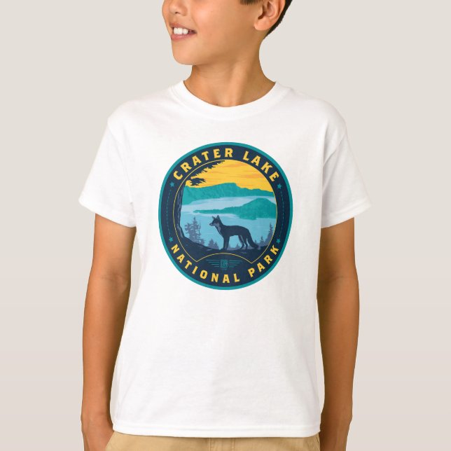 Nationalpark Krater See T-Shirt (Vorderseite)