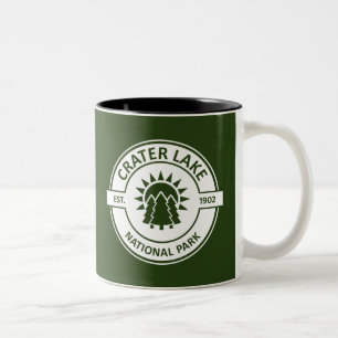 Nationalpark Krater See Zweifarbige Tasse