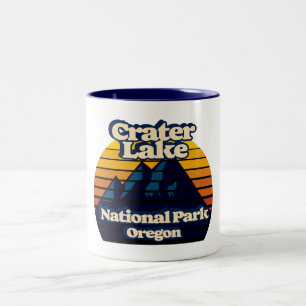 Nationalpark Krater See Zweifarbige Tasse