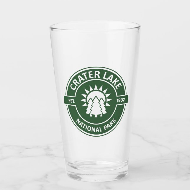 Nationalpark Kratersee Glas (Vorderseite)