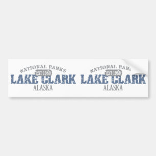 Nationalpark Lake Clark Autoaufkleber