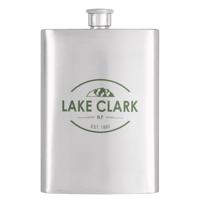 Nationalpark Lake Clark Flachmann (Vorderseite)