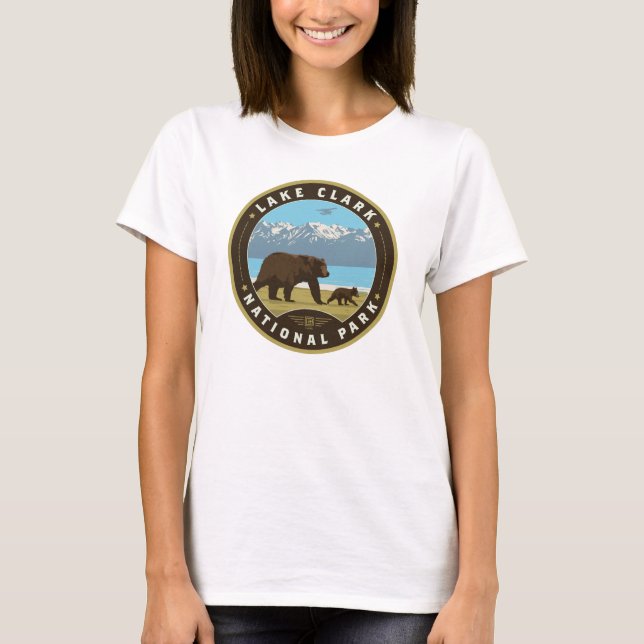 Nationalpark Lake Clark T-Shirt (Vorderseite)