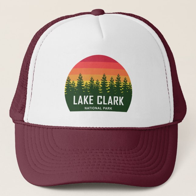Nationalpark Lake Clark Truckerkappe (Vorderseite)