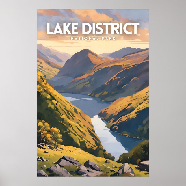 Nationalpark Lake District Poster (Vorne)