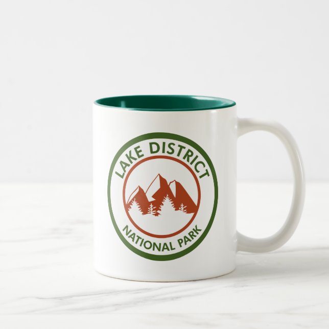 Nationalpark Lake District Zweifarbige Tasse (Rechts)