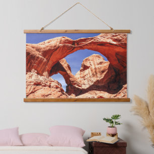 Nationalpark landschaftlich Arches Wandteppich Mit Holzrahmen