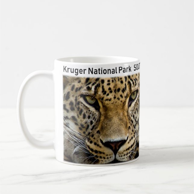 Nationalpark Leopard Kaffeetasse (Links)