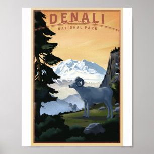 Nationalpark Litho Artwork Poster