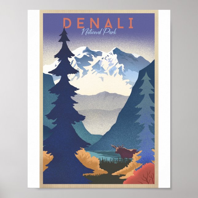 Nationalpark Litho Artwork Poster (Vorne)