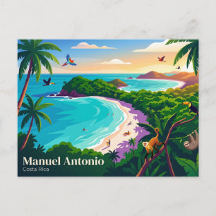 Nationalpark Manuel Antonio Costa Rica Postkarte