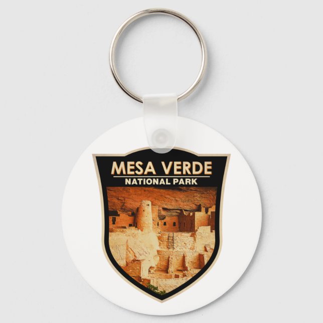 Nationalpark Mesa Verde Abzeichen Schlüsselanhänger (Vorderseite)