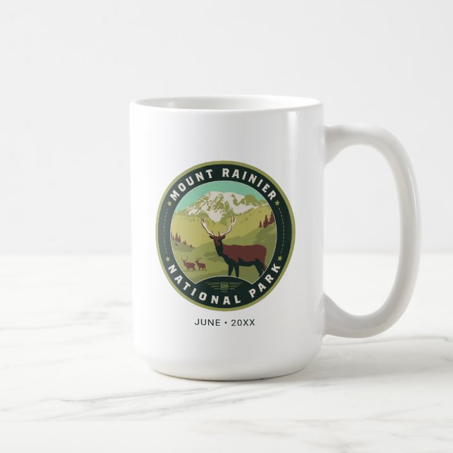Nationalpark Mount Rainier Kaffeetasse (Rechts)