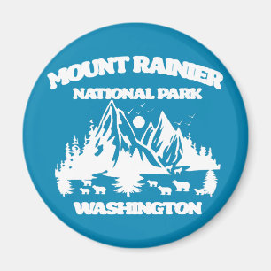 Nationalpark Mount Rainier Magnet