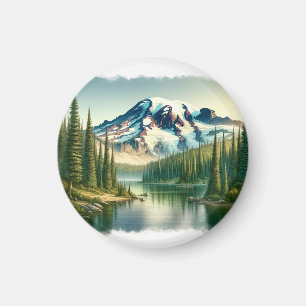 Nationalpark Mount Rainier Magnet