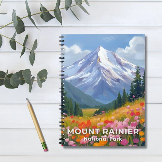 Nationalpark Mount Rainier | Washington Travel Notizblock (Von Creator hochgeladen)