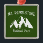 Nationalpark Mount Revelstok Ornament Aus Metall<br><div class="desc">Der Nationalpark Mount Revelstoke im Südosten Britisch-Kolumbiens Kanada liegt am Western des Selkirk-Gebirges über der Stadt Revelstoke,  die am Zusammenfluss von Kolumbien und Illecillewaet liegt.</div>