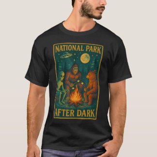 Nationalpark nach Einbruch der Dunkelheit Alien Bi T-Shirt