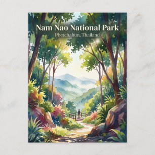 Nationalpark Nam Nao Thailand Postkarte