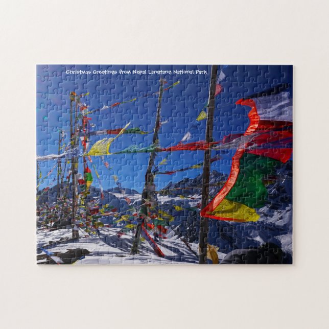 Nationalpark Nepal Langtang. Jigsaw Puzzle (Horizontal)