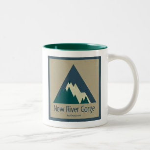 Nationalpark Neue Schlucht Rustik Zweifarbige Tasse