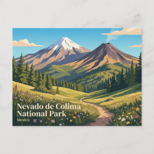 Nationalpark Nevado de Colima Mexiko Postkarte