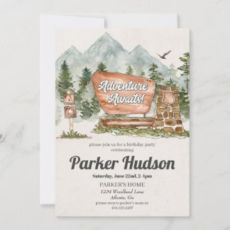 Nationalpark Outdoorwald Geburtstagsparty