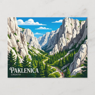 Nationalpark Paklenica Kroatien Postkarte