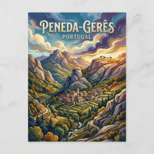 Nationalpark Peneda-Gerês Portugal Postkarte