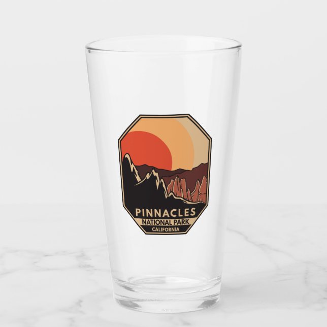 Nationalpark Pinnacles Glas (Vorderseite)