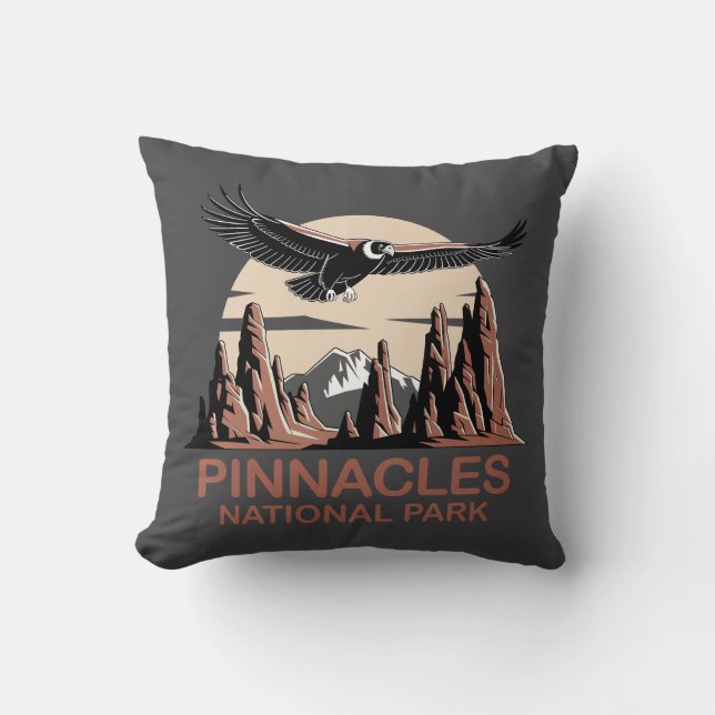 Nationalpark Pinnacles Kissen (Vorderseite)