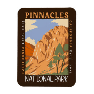 Nationalpark Pinnacles Magnet
