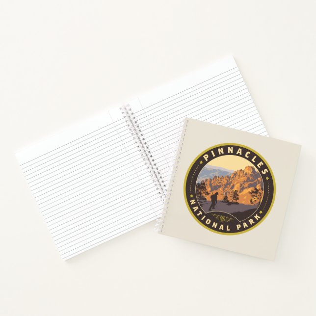 Nationalpark Pinnacles Notizbuch (Innenseite)