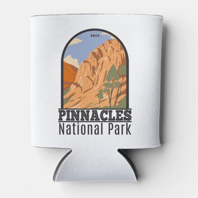 Nationalpark Pinnacles Vintag Dosenkühler (Vorderseite)