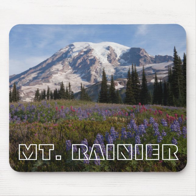 Nationalpark Rainier, Berg Rainier 3 Mousepad (Vorne)