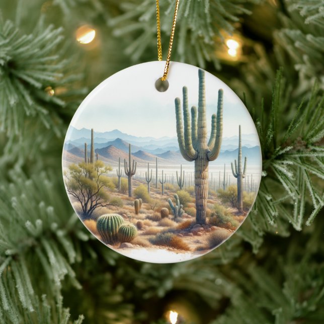 Nationalpark Riesenkakti Saguaro Keramik Ornament (Baum)