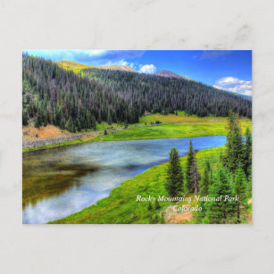 Nationalpark Rocky Mountains, Colorado, Postkarte