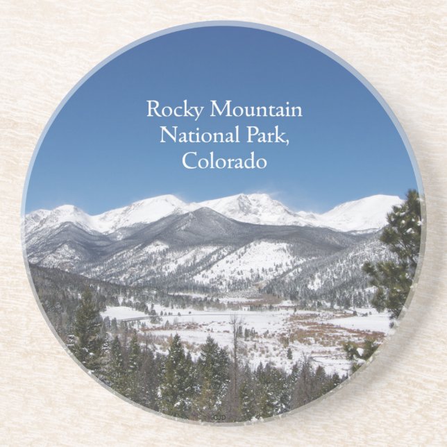 Nationalpark Rocky Mountains, Stonecoaster Colorad Getränkeuntersetzer (Vorne)