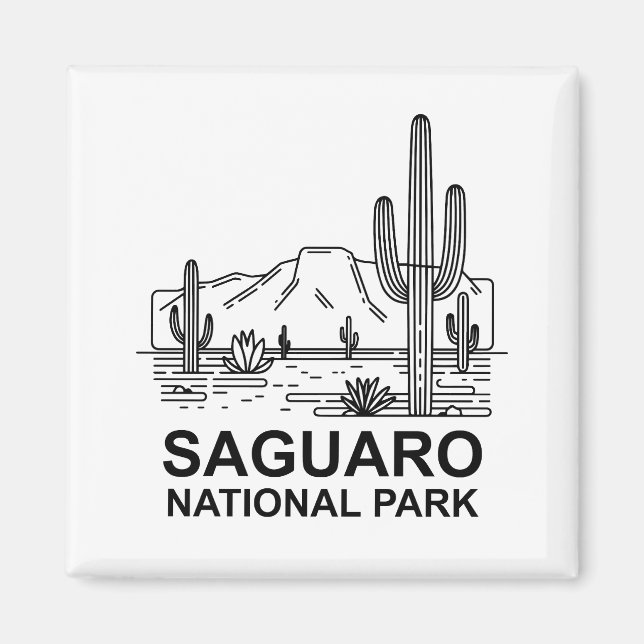 Nationalpark Saguaro Nationalpark California Magnet (Vorne)