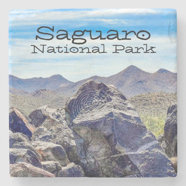 Nationalpark Saguaro Untersetzer (Vorderseite)