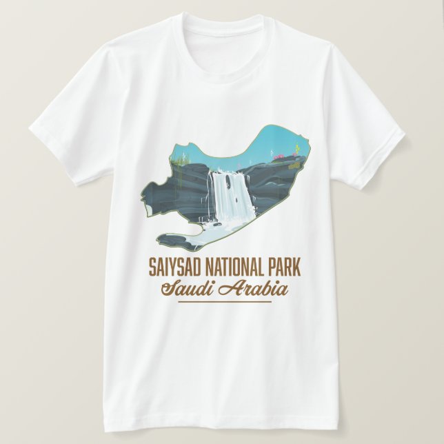 Nationalpark Saiysad, saudi arabia T-Shirt (Design vorne)