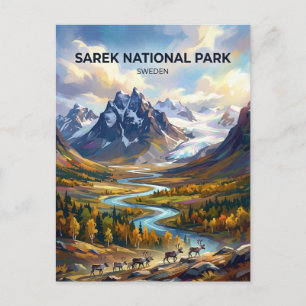Nationalpark Sarek Schweden Postkarte