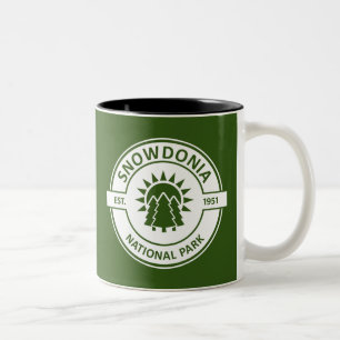 Nationalpark Snowdonia Zweifarbige Tasse