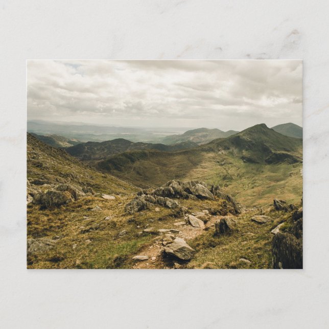 NATIONALPARK SNOWDONIEN, WALES, VK POSTKARTE (Vorderseite)