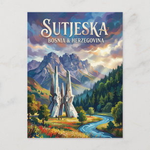 Nationalpark Sutjeska Bosnien und Herzegowina Postkarte