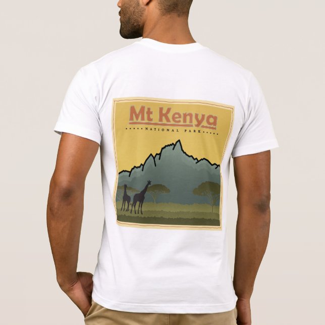 Nationalpark-T - Shirt Kenias (Rückseite)