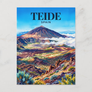 Nationalpark Teide Spanien Postkarte