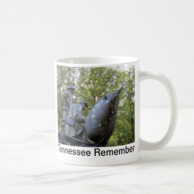 Nationalpark Tennessee Denkmal Shiloh Kaffeetasse (Rechts)