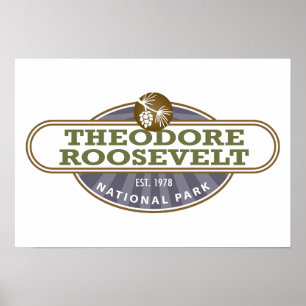 Nationalpark Theodore Roosevelts Poster
