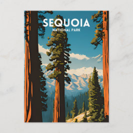 Nationalpark Travel Sequoia Postkarte
